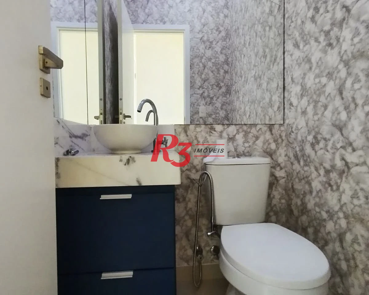 Apartamento com 1 dormitório à venda, 54 m² por R$ 665.000,00 - José Menino - Santos/SP