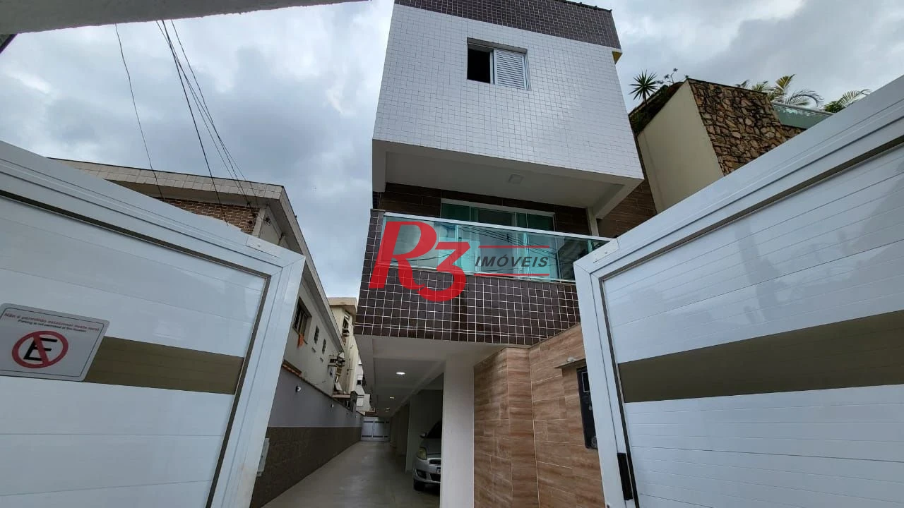 Sobrado com 2 dormitórios à venda, 65 m² por R$ 750.000,00 - Campo Grande - Santos/SP