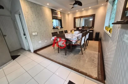 Casa com 3 dormitórios à venda, 180 m² por R$ 2.000.000,00 - Embaré - Santos/SP