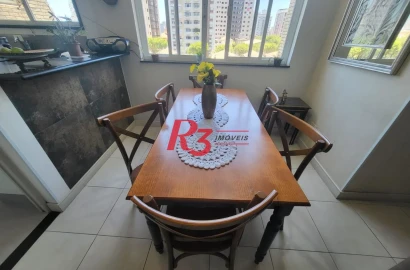 Apartamento com 2 dormitórios à venda, 80 m² por R$ 480.000,00 - Boqueirão - Santos/SP