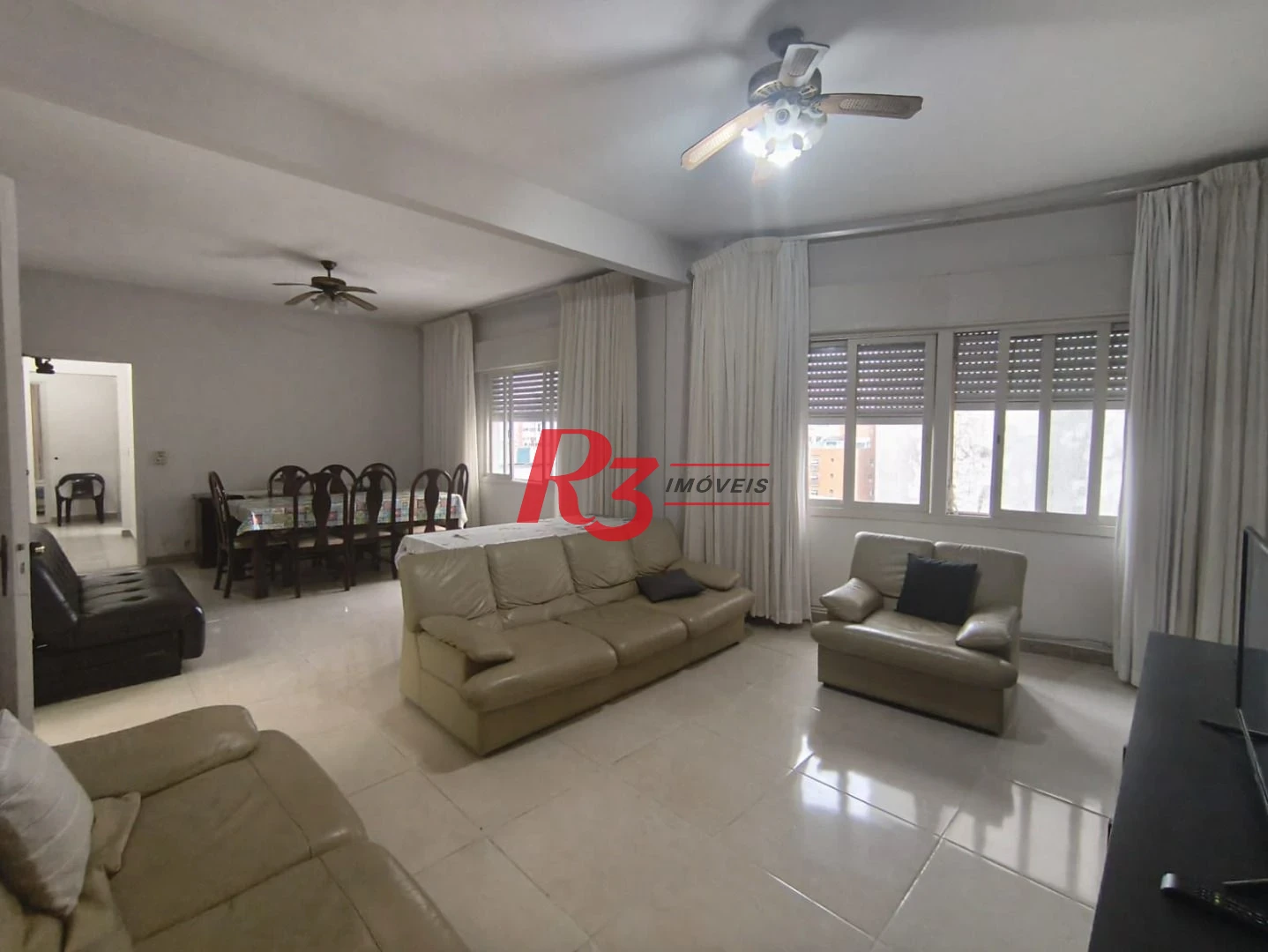 Apartamento com 3 dormitórios à venda, 165 m² por R$ 1.100.000,00 - Aparecida - Santos/SP