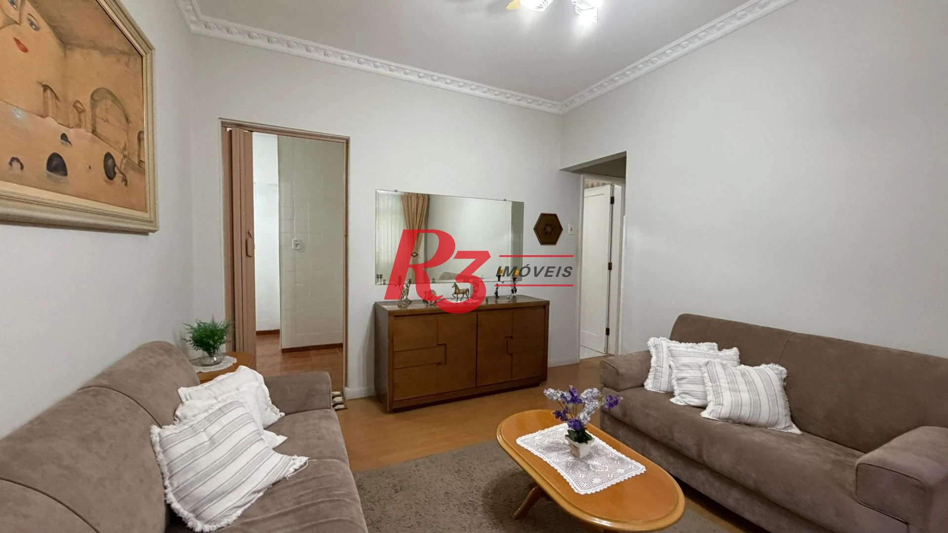 Apartamento com 2 dormitórios à venda, 60 m² por R$ 390.000,00 - Boqueirão - Santos/SP