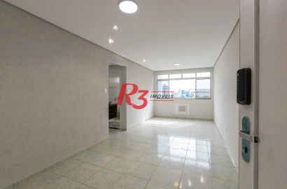 Apartamento com 1 dormitório à venda, 58 m² por R$ 570.000,00 - Aparecida - Santos/SP