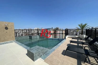Apartamento com 2 dormitórios à venda, 90 m² por R$ 1.170.000,00 - Marapé - Santos/SP