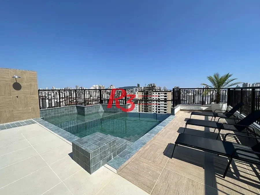 Apartamento com 2 dormitórios à venda, 90 m² por R$ 1.170.000,00 - Marapé - Santos/SP