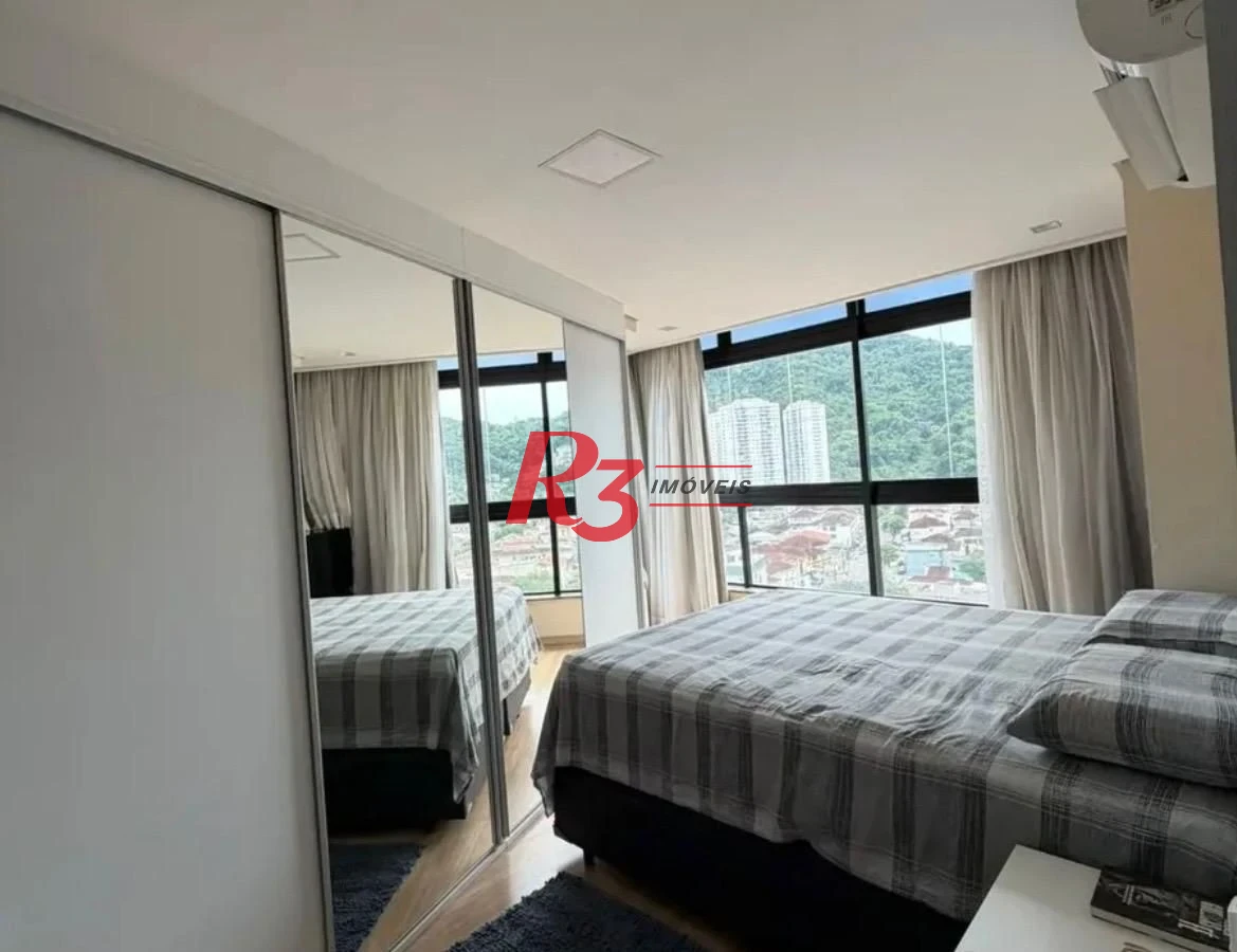 Apartamento com 2 dormitórios à venda, 90 m² por R$ 1.170.000,00 - Marapé - Santos/SP