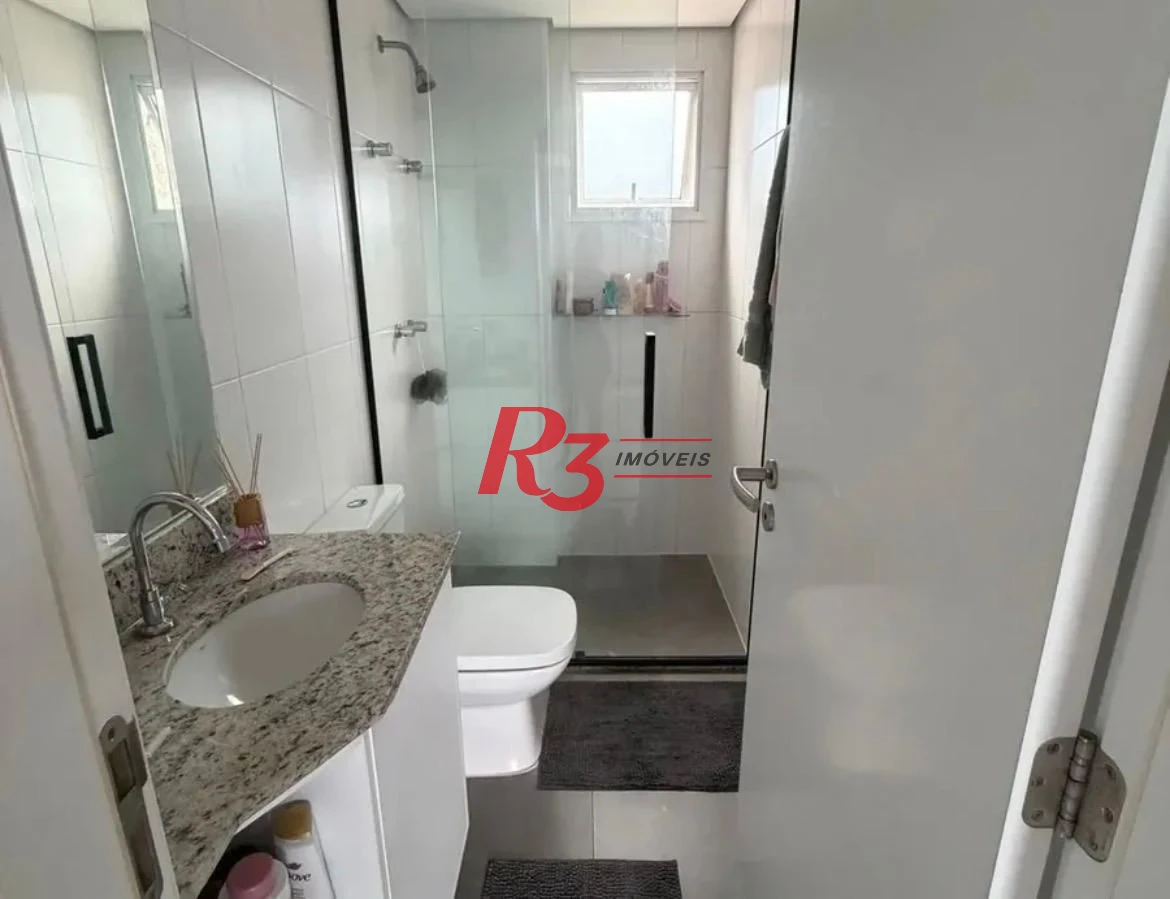 Apartamento com 2 dormitórios à venda, 90 m² por R$ 1.170.000,00 - Marapé - Santos/SP