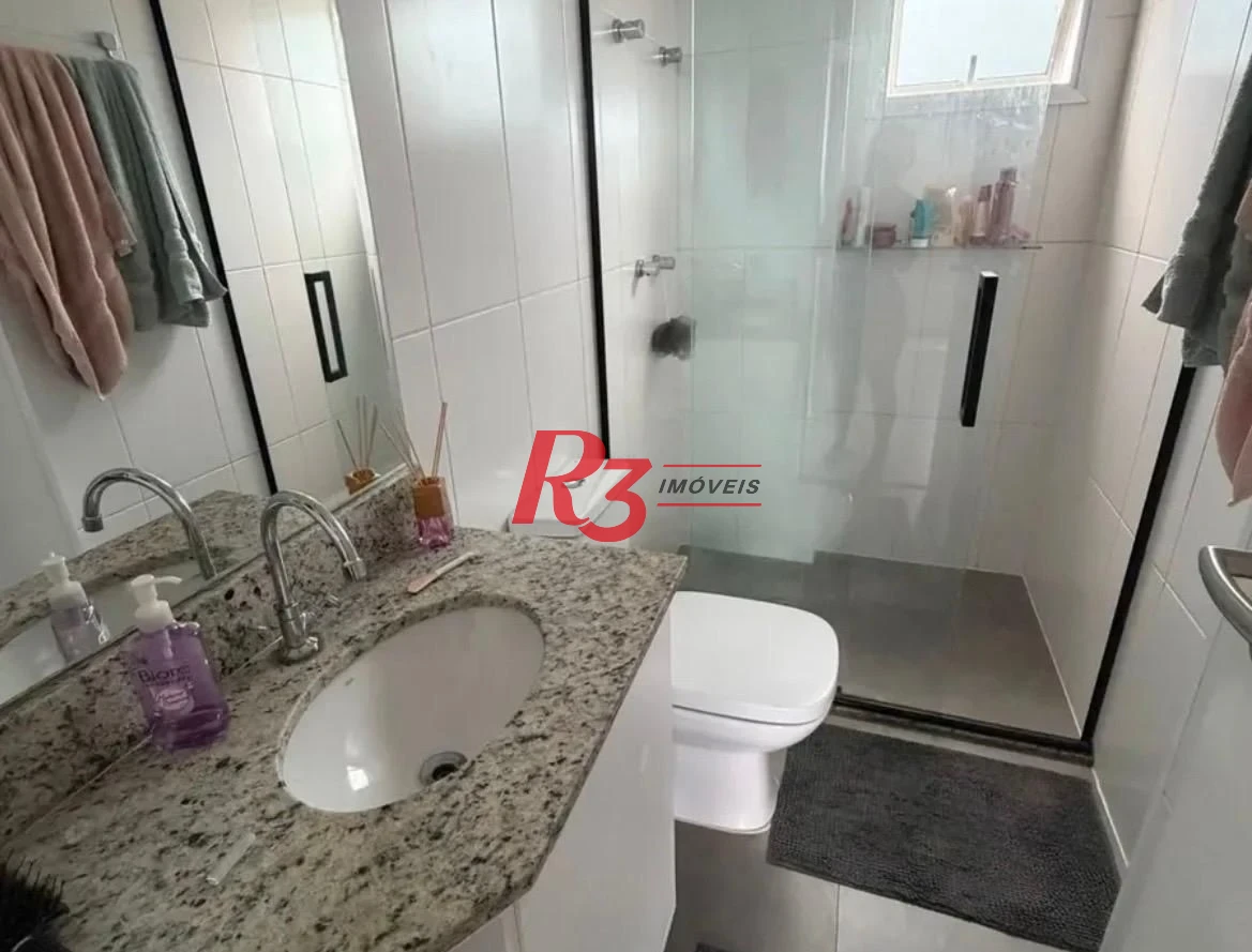Apartamento com 2 dormitórios à venda, 90 m² por R$ 1.170.000,00 - Marapé - Santos/SP