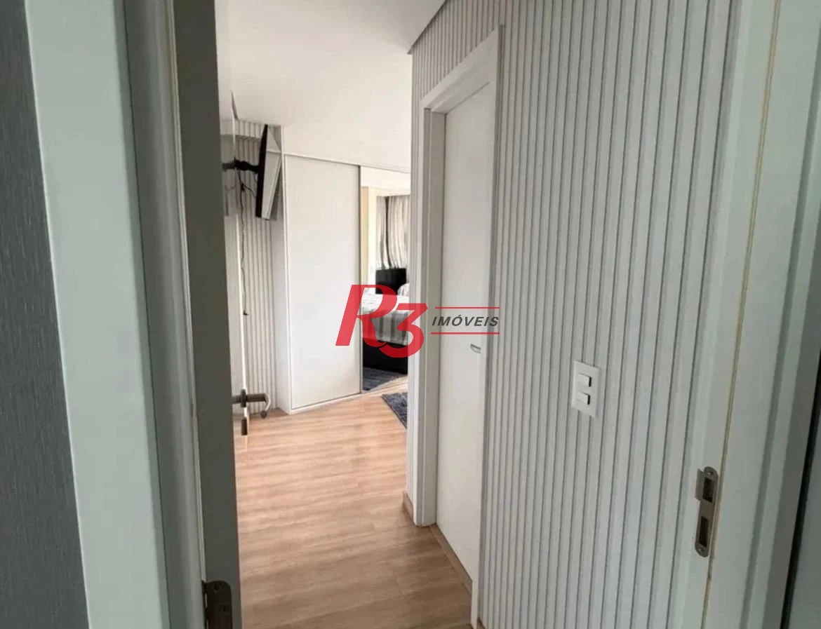 Apartamento com 2 dormitórios à venda, 90 m² por R$ 1.170.000,00 - Marapé - Santos/SP