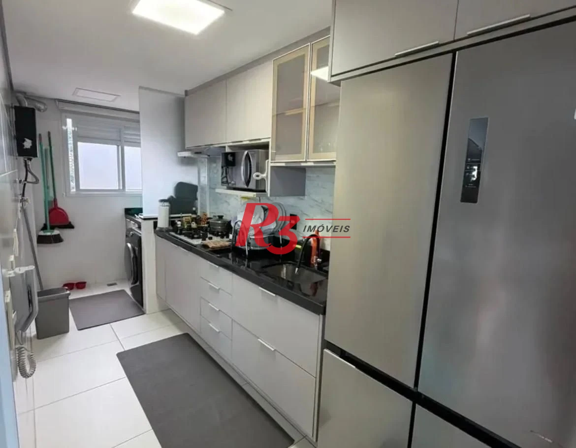 Apartamento com 2 dormitórios à venda, 90 m² por R$ 1.170.000,00 - Marapé - Santos/SP