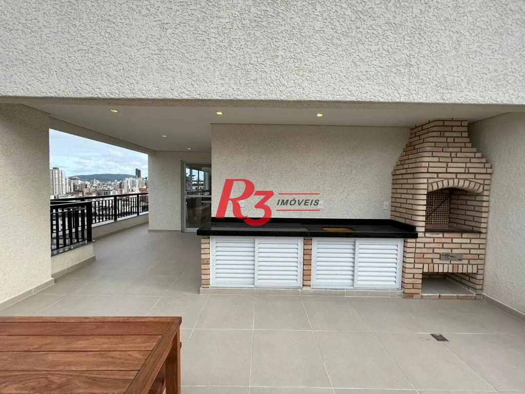 Apartamento com 2 dormitórios à venda, 90 m² por R$ 1.170.000,00 - Marapé - Santos/SP
