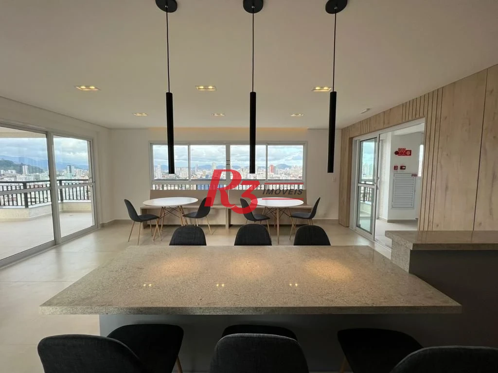 Apartamento com 2 dormitórios à venda, 90 m² por R$ 1.170.000,00 - Marapé - Santos/SP