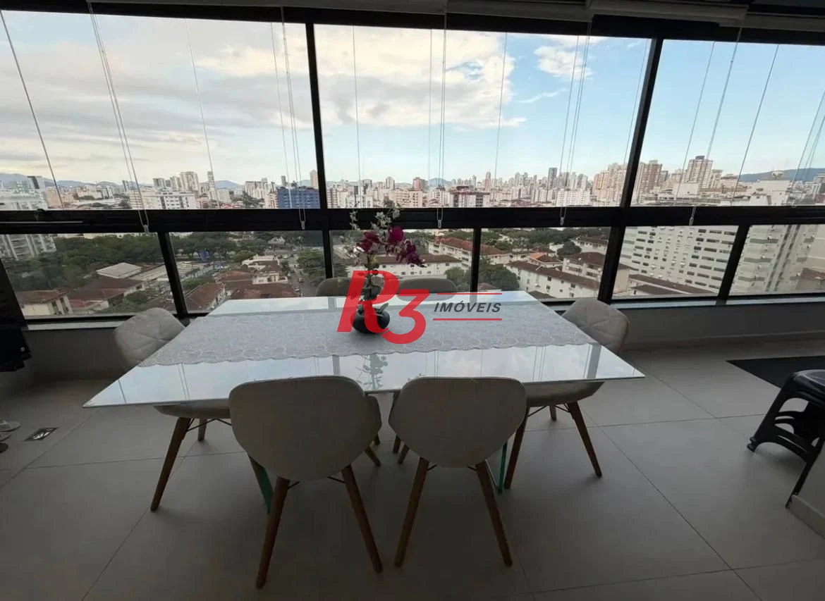 Apartamento com 2 dormitórios à venda, 90 m² por R$ 1.170.000,00 - Marapé - Santos/SP