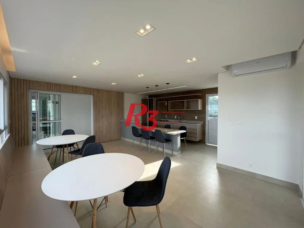 Apartamento com 2 dormitórios à venda, 90 m² por R$ 1.170.000,00 - Marapé - Santos/SP
