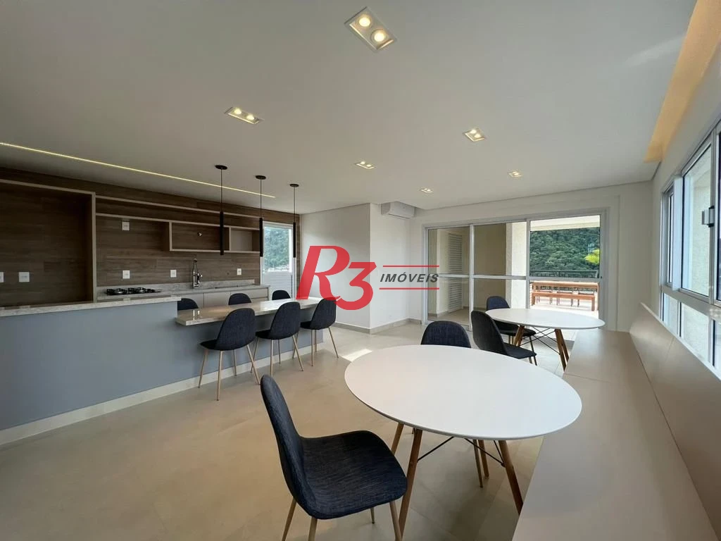Apartamento com 2 dormitórios à venda, 90 m² por R$ 1.170.000,00 - Marapé - Santos/SP