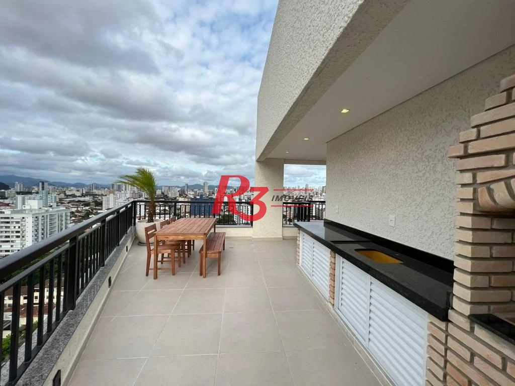 Apartamento com 2 dormitórios à venda, 90 m² por R$ 1.170.000,00 - Marapé - Santos/SP