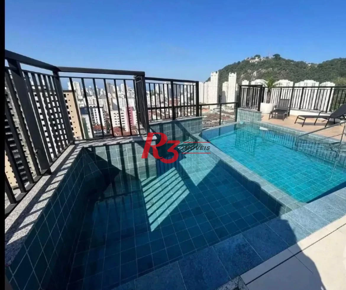 Apartamento com 2 dormitórios à venda, 90 m² por R$ 1.170.000,00 - Marapé - Santos/SP