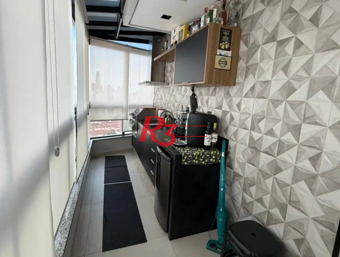 Apartamento com 2 dormitórios à venda, 90 m² por R$ 1.170.000,00 - Marapé - Santos/SP