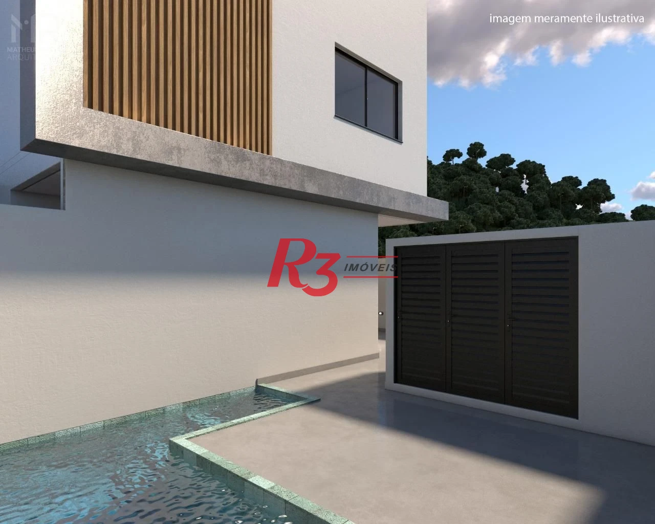 Village com 2 dormitórios à venda, 90 m² por R$ 440.000,00 - Vila Matias - Santos/SP