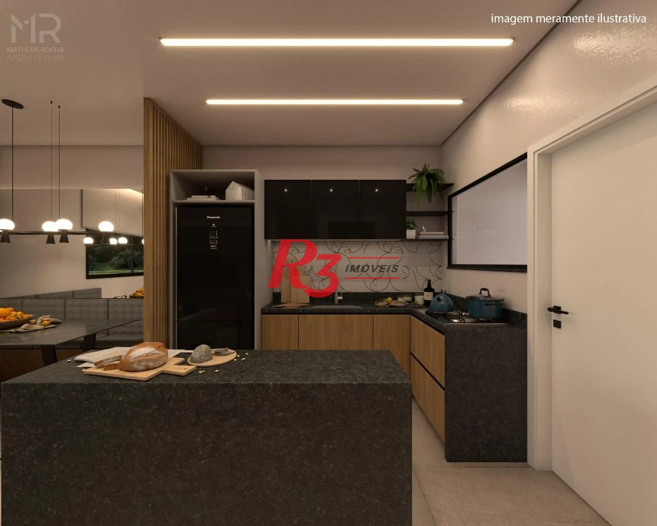 Village com 2 dormitórios à venda, 90 m² por R$ 440.000,00 - Vila Matias - Santos/SP