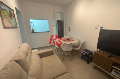 Apartamento à venda, 37 m² por R$ 500.000,00 - Embaré - Santos/SP