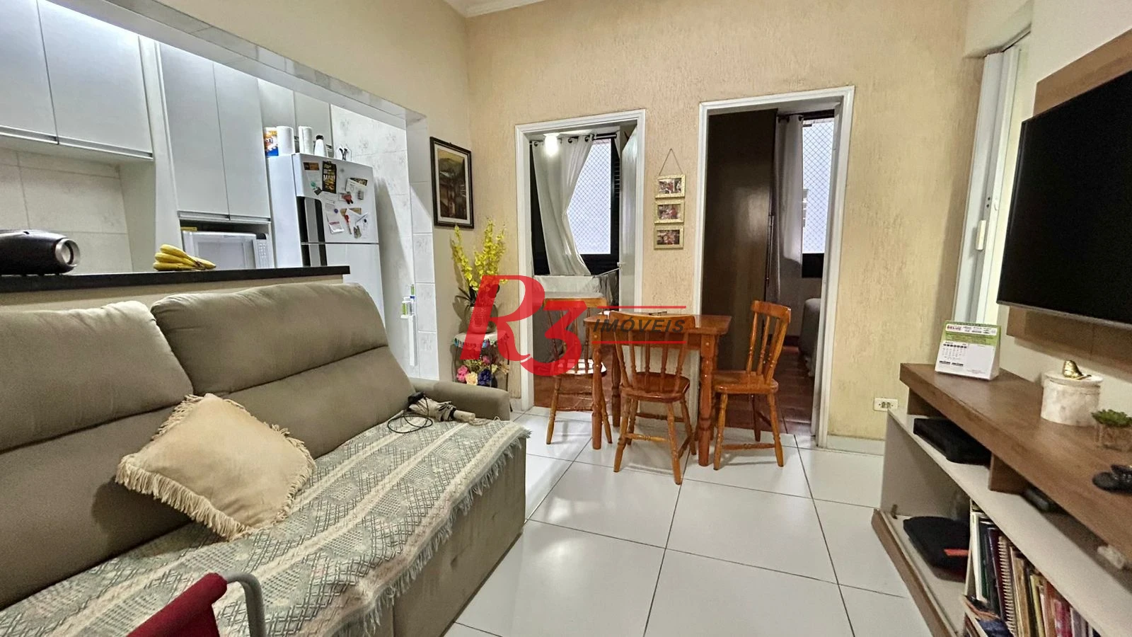 Apartamento com 2 dormitórios à venda, 47 m² - Gonzaga - Santos/SP