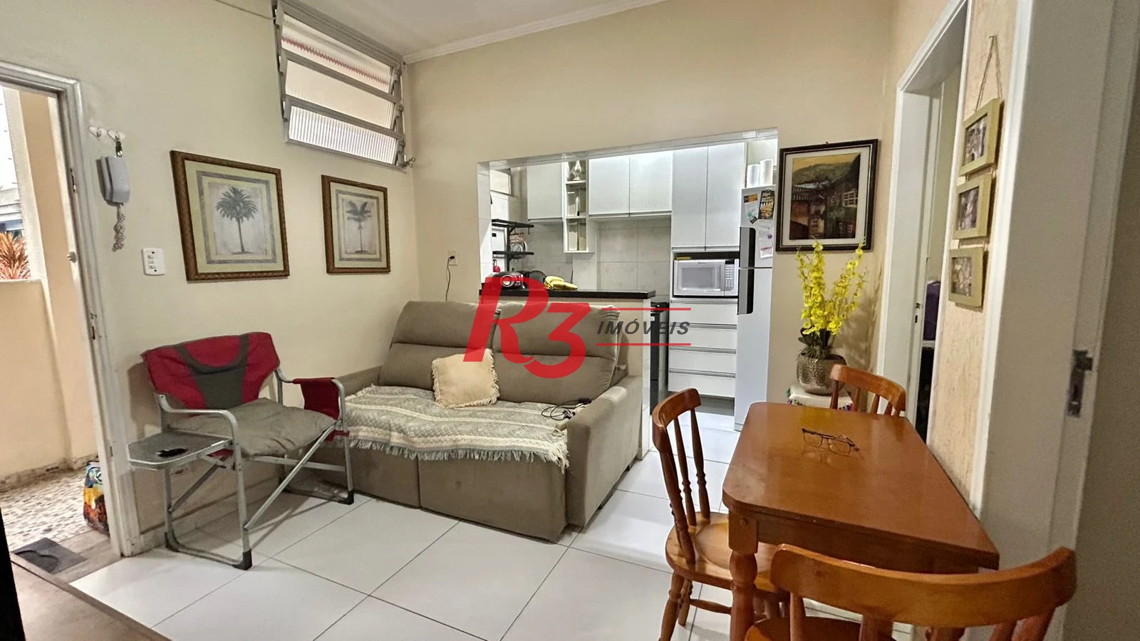 Apartamento com 2 dormitórios à venda, 47 m² - Gonzaga - Santos/SP