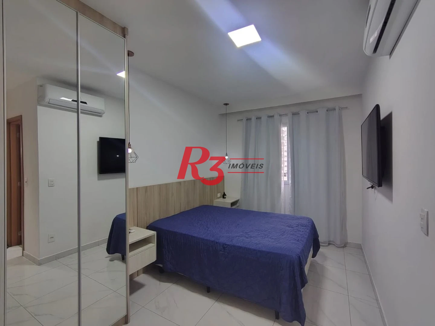 Apartamento com 2 dormitórios para alugar, 74 m² por R$ 7.000,02/mês - Gonzaga - Santos/SP