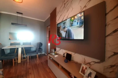 Apartamento com 1 dormitório à venda, 42 m² por R$ 456.000,00 - Macuco - Santos/SP