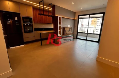 Apartamento com 2 dormitórios à venda, 84 m² por R$ 1.580.000,00 - Gonzaga - Santos/SP