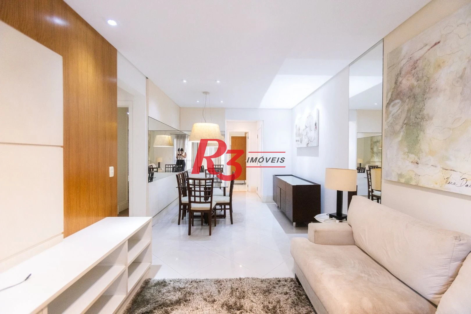 Apartamento para alugar, 117 m² por R$ 6.700,02/mês - Gonzaga - Santos/SP