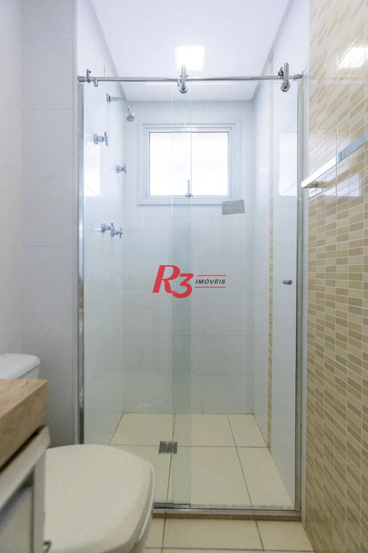 Apartamento para alugar, 117 m² por R$ 6.700,02/mês - Gonzaga - Santos/SP