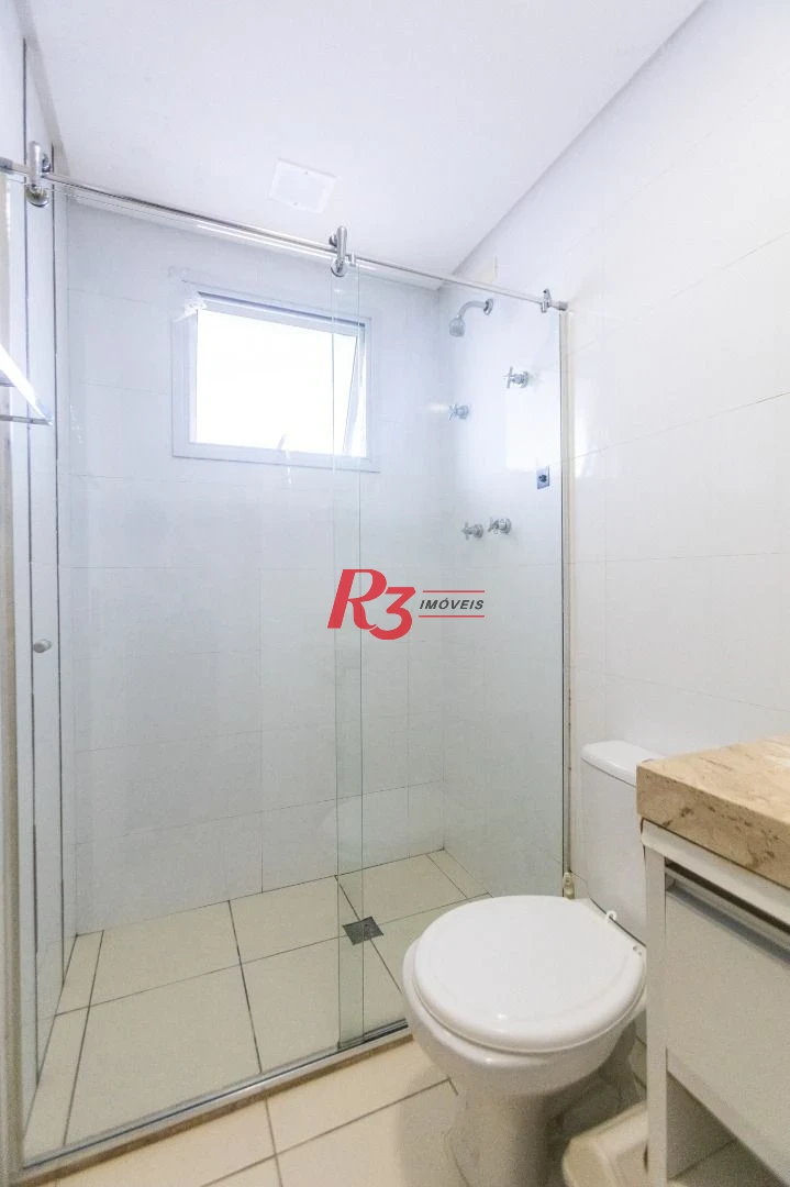 Apartamento para alugar, 117 m² por R$ 6.700,02/mês - Gonzaga - Santos/SP