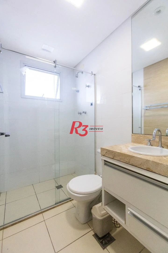Apartamento para alugar, 117 m² por R$ 6.700,02/mês - Gonzaga - Santos/SP