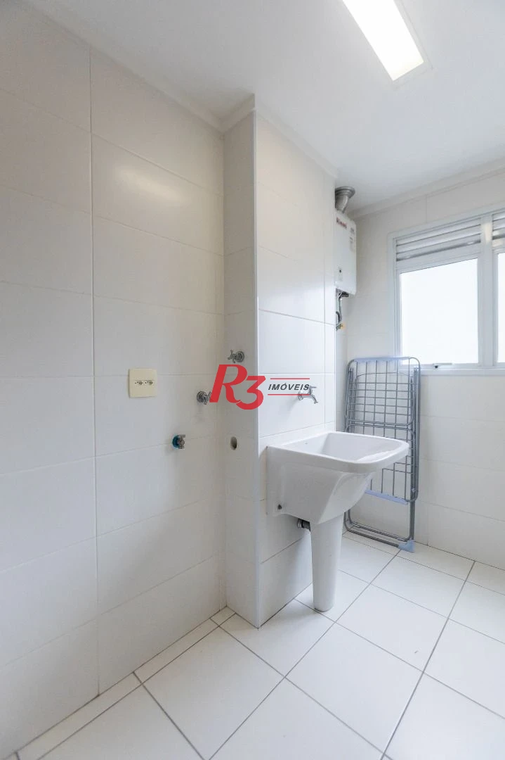 Apartamento para alugar, 117 m² por R$ 6.700,02/mês - Gonzaga - Santos/SP