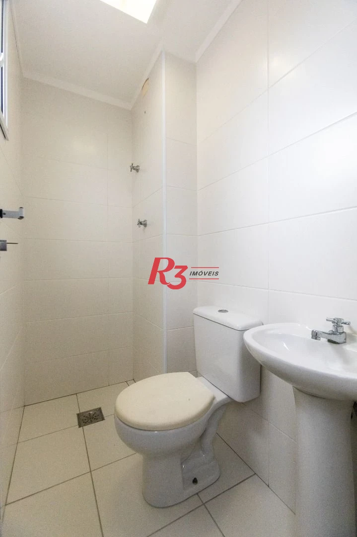 Apartamento para alugar, 117 m² por R$ 6.700,02/mês - Gonzaga - Santos/SP