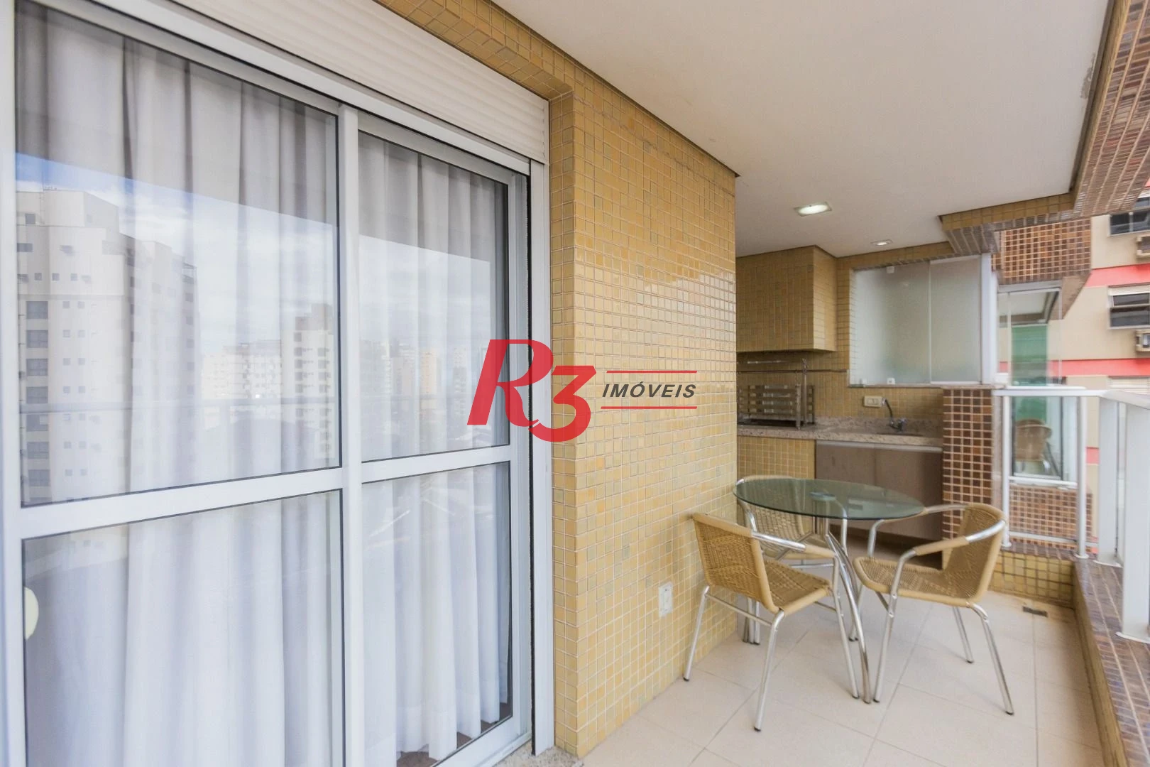 Apartamento para alugar, 117 m² por R$ 6.700,02/mês - Gonzaga - Santos/SP