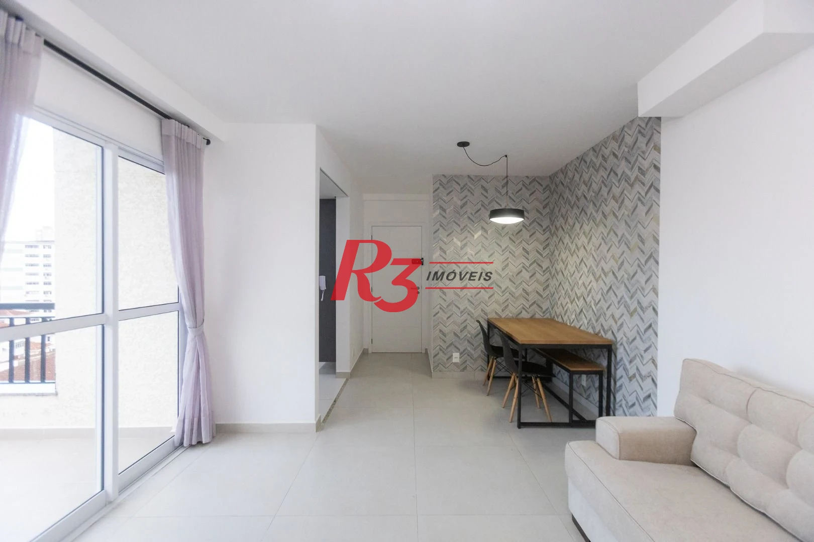 Apartamento com 2 dormitórios para alugar, 90 m² por R$ 5.354,42/mês - Marapé - Santos/SP