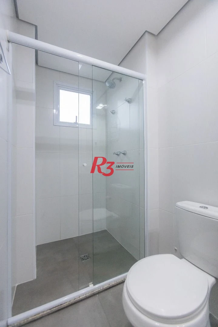 Apartamento com 2 dormitórios para alugar, 90 m² por R$ 5.354,42/mês - Marapé - Santos/SP