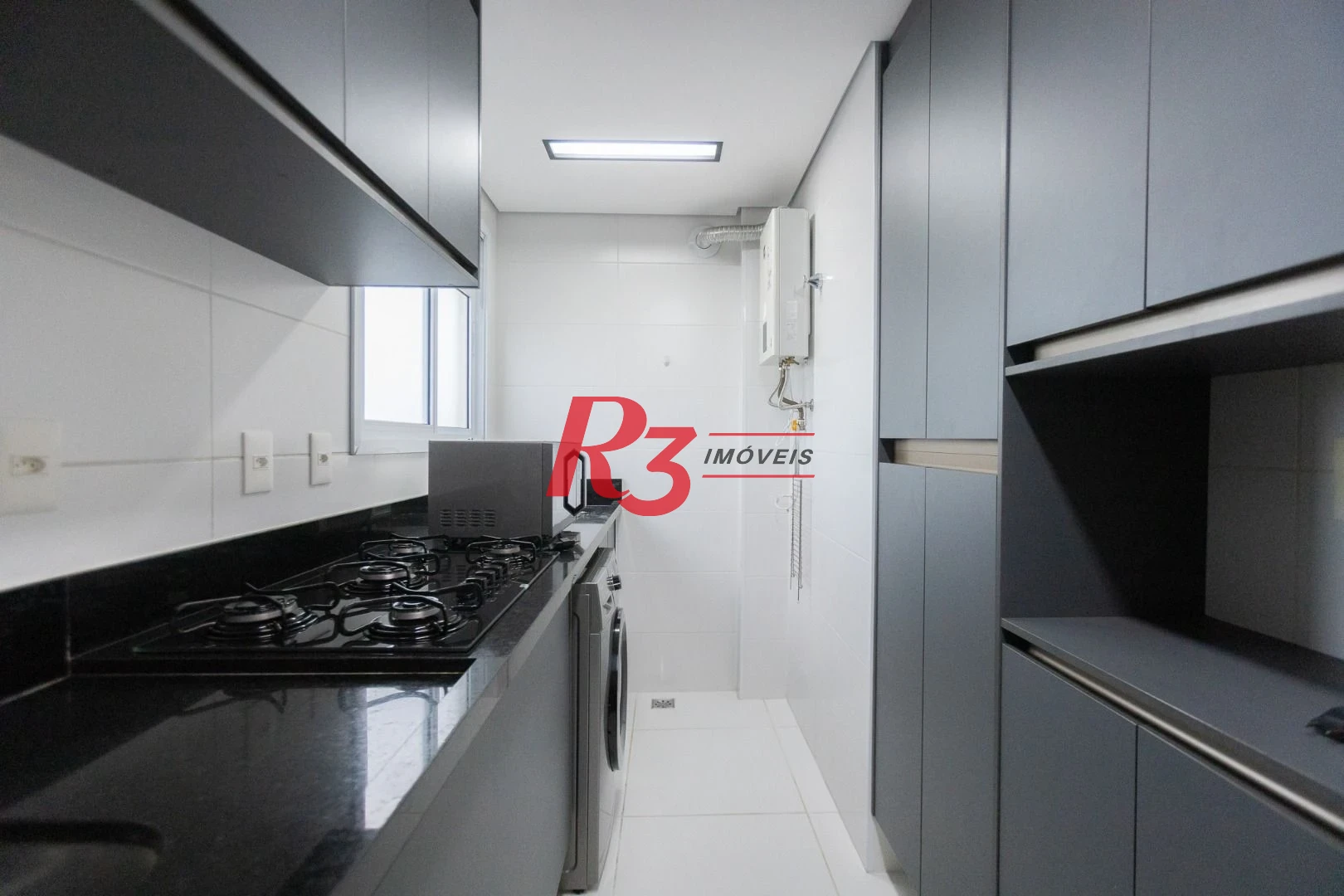 Apartamento com 2 dormitórios para alugar, 90 m² por R$ 5.354,42/mês - Marapé - Santos/SP