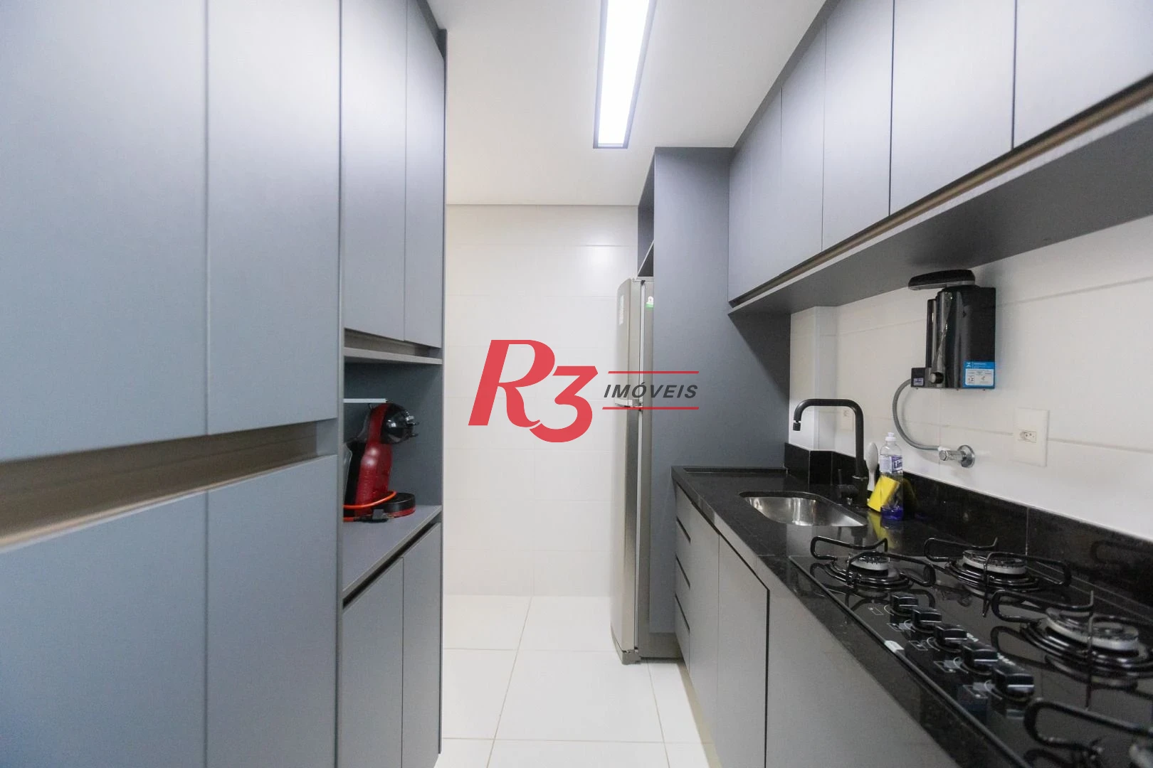 Apartamento com 2 dormitórios para alugar, 90 m² por R$ 5.354,42/mês - Marapé - Santos/SP