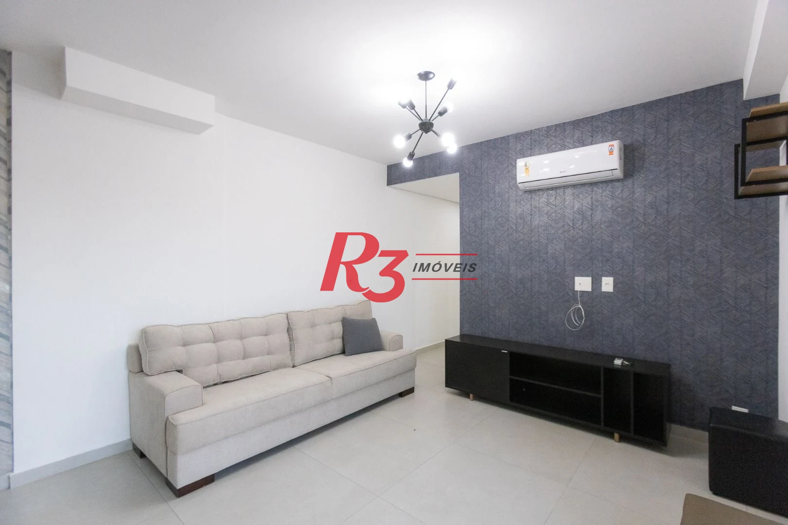Apartamento com 2 dormitórios para alugar, 90 m² por R$ 5.354,42/mês - Marapé - Santos/SP
