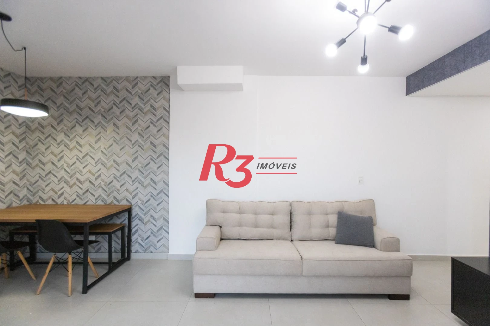 Apartamento com 2 dormitórios para alugar, 90 m² por R$ 5.354,42/mês - Marapé - Santos/SP