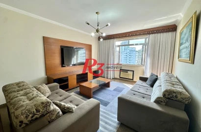 Apartamento com 3 dormitórios à venda, 142 m² por R$ 1.100.000,00 - Boqueirão - Santos/SP