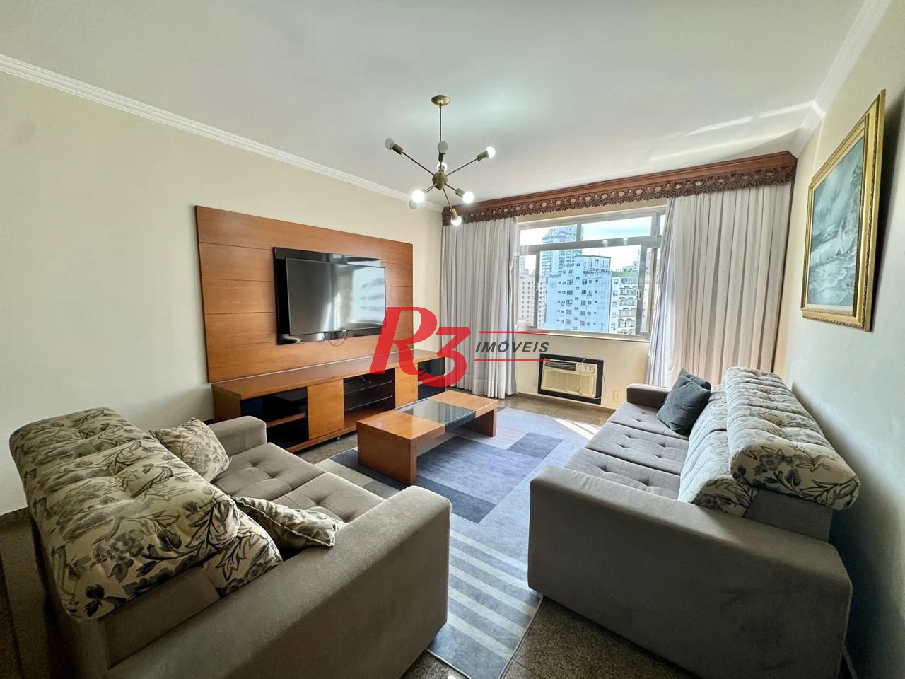 Apartamento com 3 dormitórios à venda, 142 m² por R$ 1.100.000,00 - Boqueirão - Santos/SP