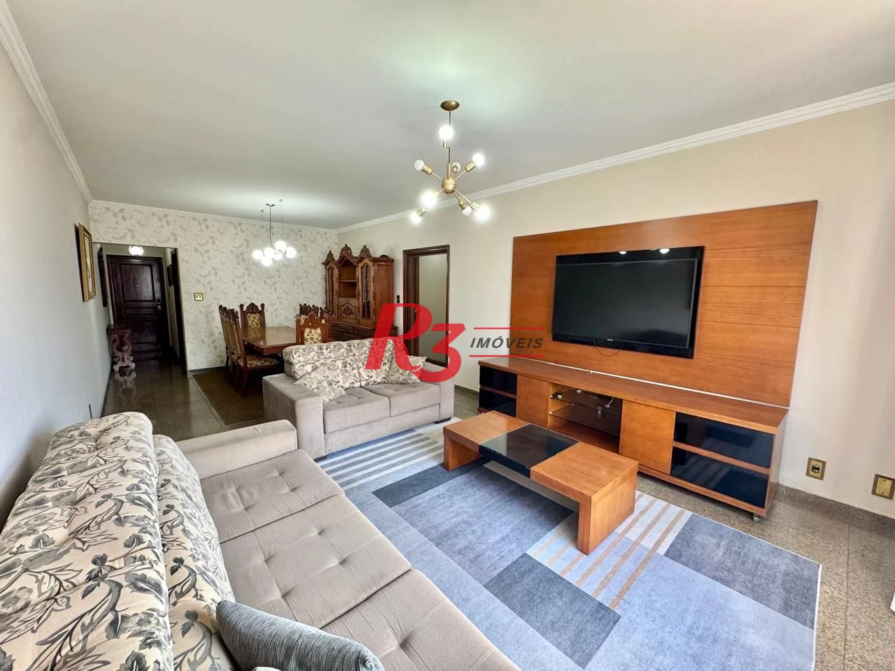 Apartamento com 3 dormitórios à venda, 142 m² por R$ 1.100.000,00 - Boqueirão - Santos/SP