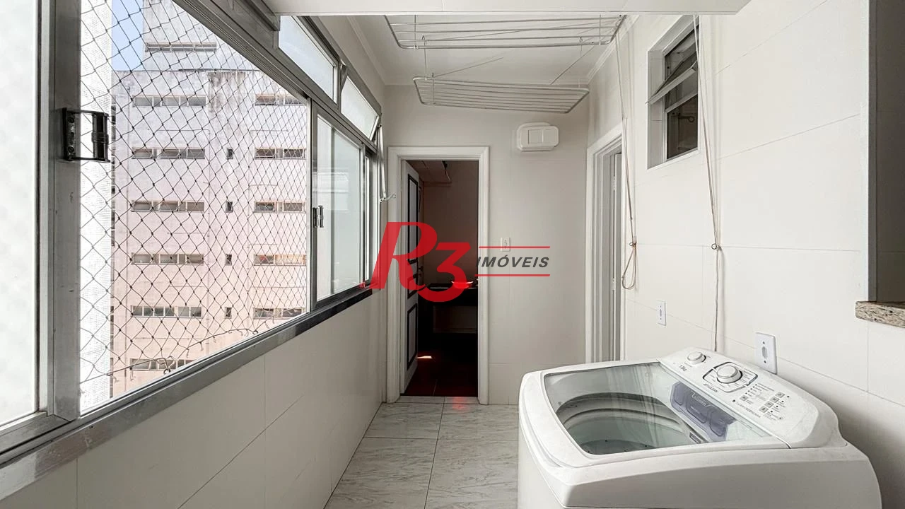 Apartamento com 3 dormitórios à venda, 142 m² por R$ 1.100.000,00 - Boqueirão - Santos/SP