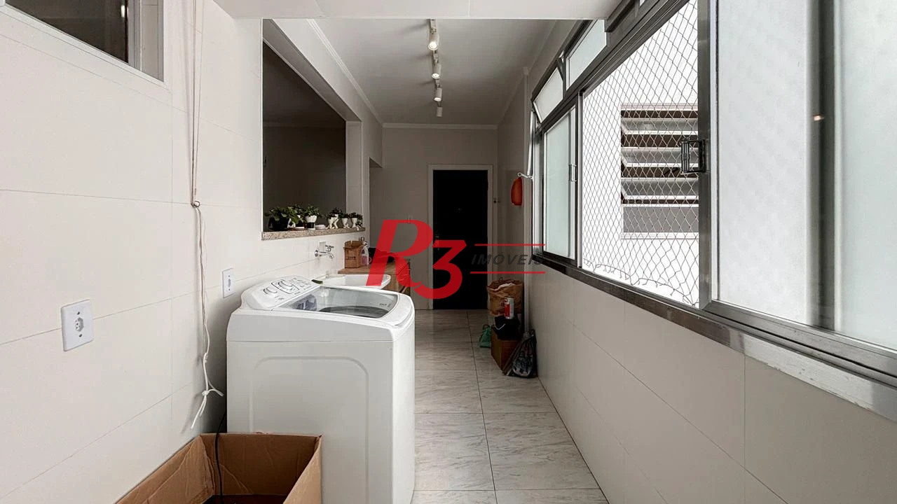Apartamento com 3 dormitórios à venda, 142 m² por R$ 1.100.000,00 - Boqueirão - Santos/SP