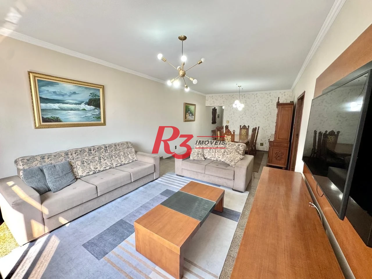 Apartamento com 3 dormitórios à venda, 142 m² por R$ 1.100.000,00 - Boqueirão - Santos/SP