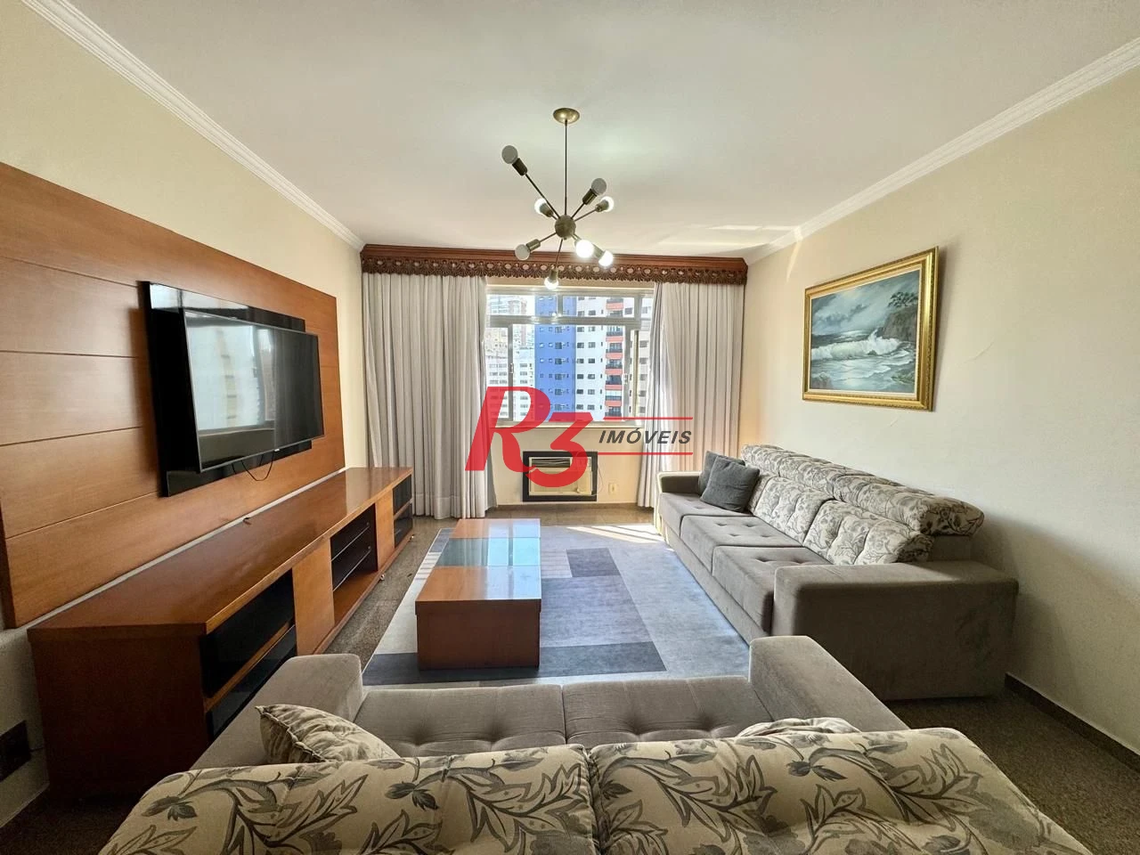 Apartamento com 3 dormitórios à venda, 142 m² por R$ 1.100.000,00 - Boqueirão - Santos/SP